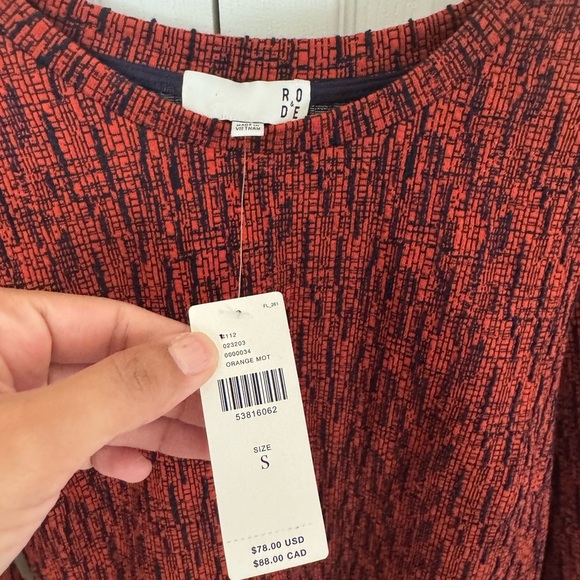 NWT Anthropologie Ro & De Perette Peplum Top Size small - Picture 2 of 8